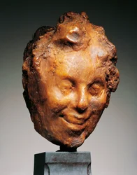 Rieuse (Den leende kvinde), Medardo Rosso (1858-1928)