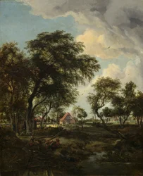 En gård i sollyset, 1668.