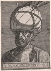 Portræt af Ismail, ambassadør for den persiske shah Tahmasp I
