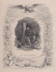Den gamle Vagabond, fra The Complete Works of Béranger, 1829.