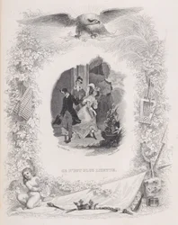 Det er ikke længere Lisette, fra The Songs of Béranger, 1829. Skabere: Melchior Péronard, Auguste Blanchard I.
