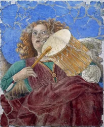 Musiker Angel af Melozzo da Forli, c.1480 (frisk)