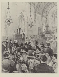 Åbning af den restaurerede kirke i Shernbourne af HKH Prinsen af Wales, 24. december