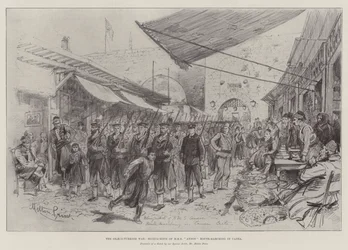 Den græsk-tyrkiske krig, Bluejackets fra HMS Anson Rute-march i Kanea