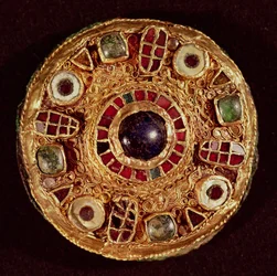 Rund broche