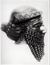 Leder af Sargon I (ca. 2334-2279 f.Kr.) 2400-2200 f.Kr. (kobber) (se også 189592)