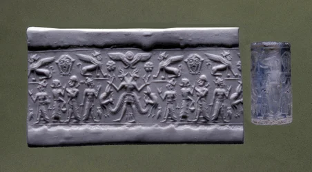 Cylinderforsegling, Nordsyrien (kvarts)