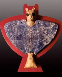 Mesopotamien:" Ørn med løvehoved "Statuette fra Ur-dynastiets Tresor (skulptur)