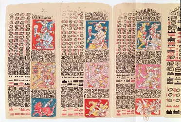 Faksimilekopi af en side af Dresden Codex (se også 82558)