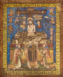 Messe de Saint-Grégoire / Fjedermosaik, Mexico