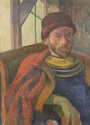Selvportræt i bretonsk kostume, ca. 1889