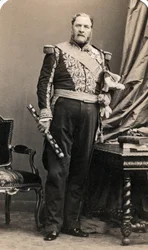 Portræt af marechal Forey (1804-1872). Foto af Mayer og Pierson