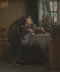 Kunstnerens Hustru Læser