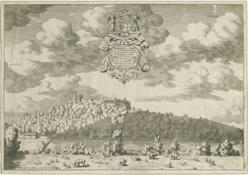 Dudley Castle: kobberpladegravering, nd [1653-1686] (tryk)