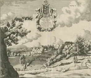 Prestwood Hall: engraving, nd [1653-1727] dani