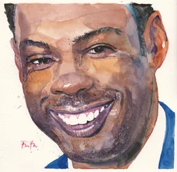 Chris Rock (akvarel)