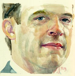 Dominic Raab (akvarel)