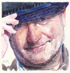 Phil Collins (akvarel)