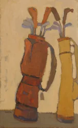 The Locker Room, 2015 (olie på linned)