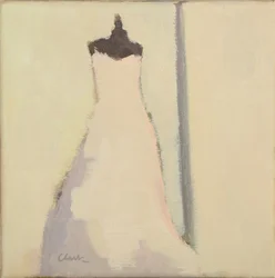 Wedding Dress, 2017 (olie på linned)