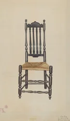 Gelænder bagsidestol, 1938.
