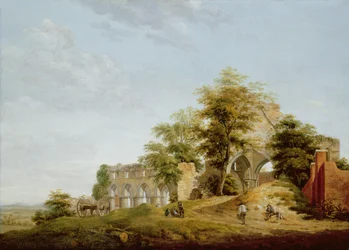 Ruinerne af Buildwas Abbey, 1770