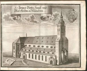Tysk: St Peters Gotts Hauß og sognekirker i München