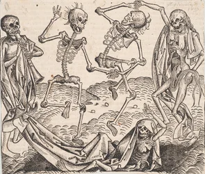 Dødedansen fra Schedels Chronicle of the World