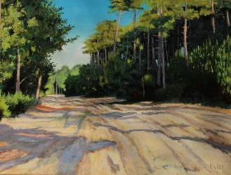 chemin de gironde (oliemaleri)