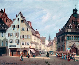 Frugtmarkedspladsen, Colmar, 1875