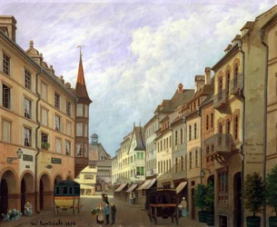 Arkaderne, Grand Rue, Colmar, 1876