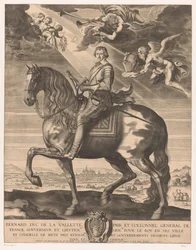 Ridesportræt af Bernard de Foix de la Valette, hertug af Epernon