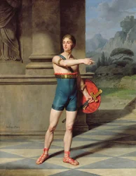 Portræt af Nicolas Baptiste i rollen som Horace
