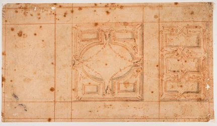 Design til skrivebordene på Laurentian Library