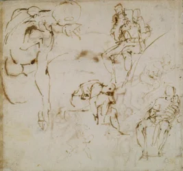 Side fra en skitsebog, c1490-1560