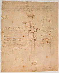 Skitser til kuplen på Santa Maria del Fiore