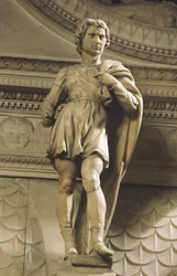 St Proculus, af Michelangelo (1475-1564), San Domenico-kirken i Bologna, Emilia Romagna