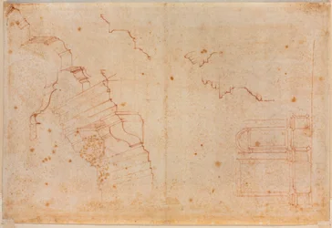 Studier af romerske monumenter, 16. århundrede (tegning)