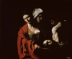 Salome med Johannes Døberens hoved, ca 1607.