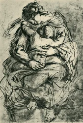 Madonna og barn, slutningen af det 16.-begyndelsen af det 17. århundrede, 1943.