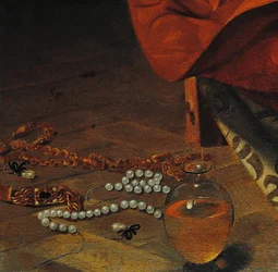 Detalje af Den skriftige Magdalene