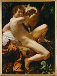 Johannes Døberen som ung dreng (maleri på lærred)