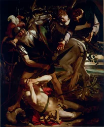 Sankt Pauls omvendelse, 1594-1596. 237 x 189 cm. Odescalchi Balbi-samlingen, Rom