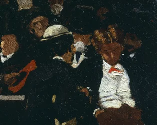 Piazza San Marco, af Michele Cammarano, detalje, 1869