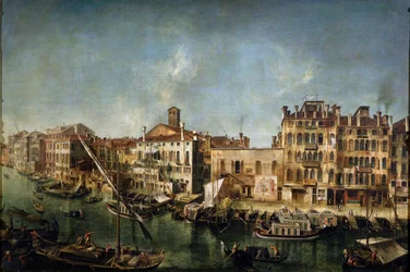 Udsigt over Canal Grande fra Fondamenta Del Vin, 1736-1737.