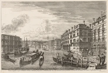 Udsigt over Venedig: Canal Grande, 1741.