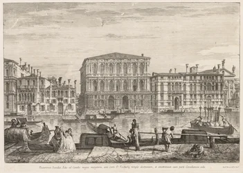 Udsigt over Venedig: Palazzo Pesaro, 1741.