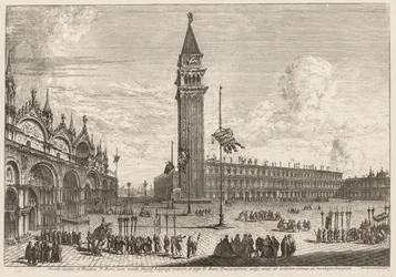 Udsigt over Venedig: Piazza og Piazzetta