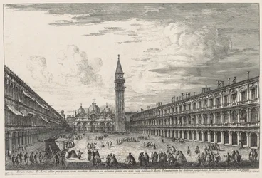 Udsigt over Venedig: Piazza SAN. Marco