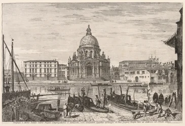 Udsigt over Venedig: S. M. Della Salute, 1741.